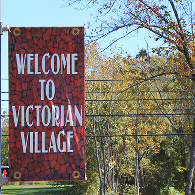 Victoria Village Sign