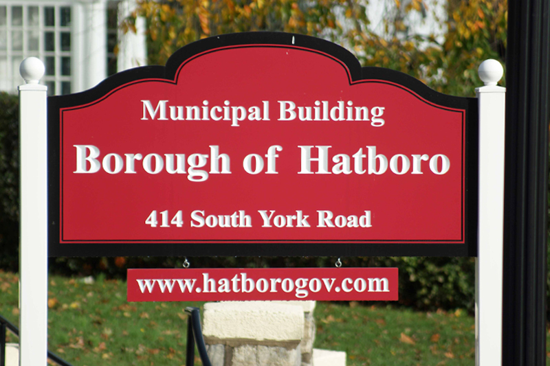 Hatboro Municipal Building Sign